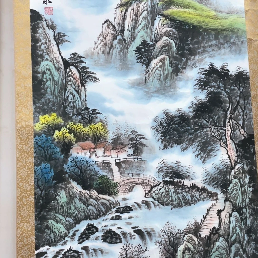 人***冰国画老师手笔手绘作品y