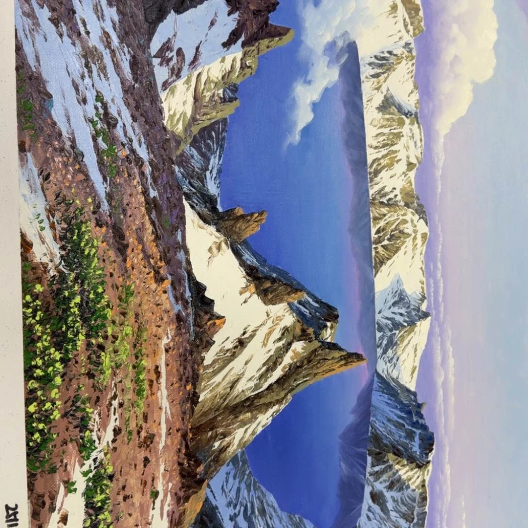 油画在干嘛啊我的天