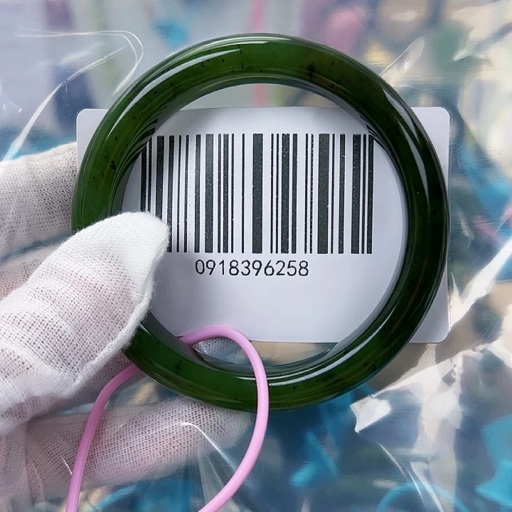 和田玉手镯未镶嵌包容59:60