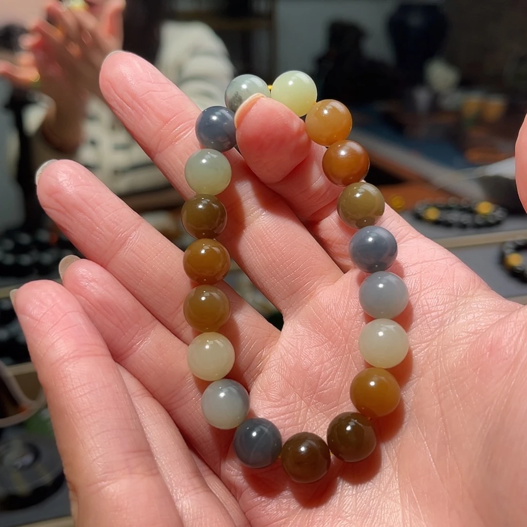 和田玉手链未镶嵌