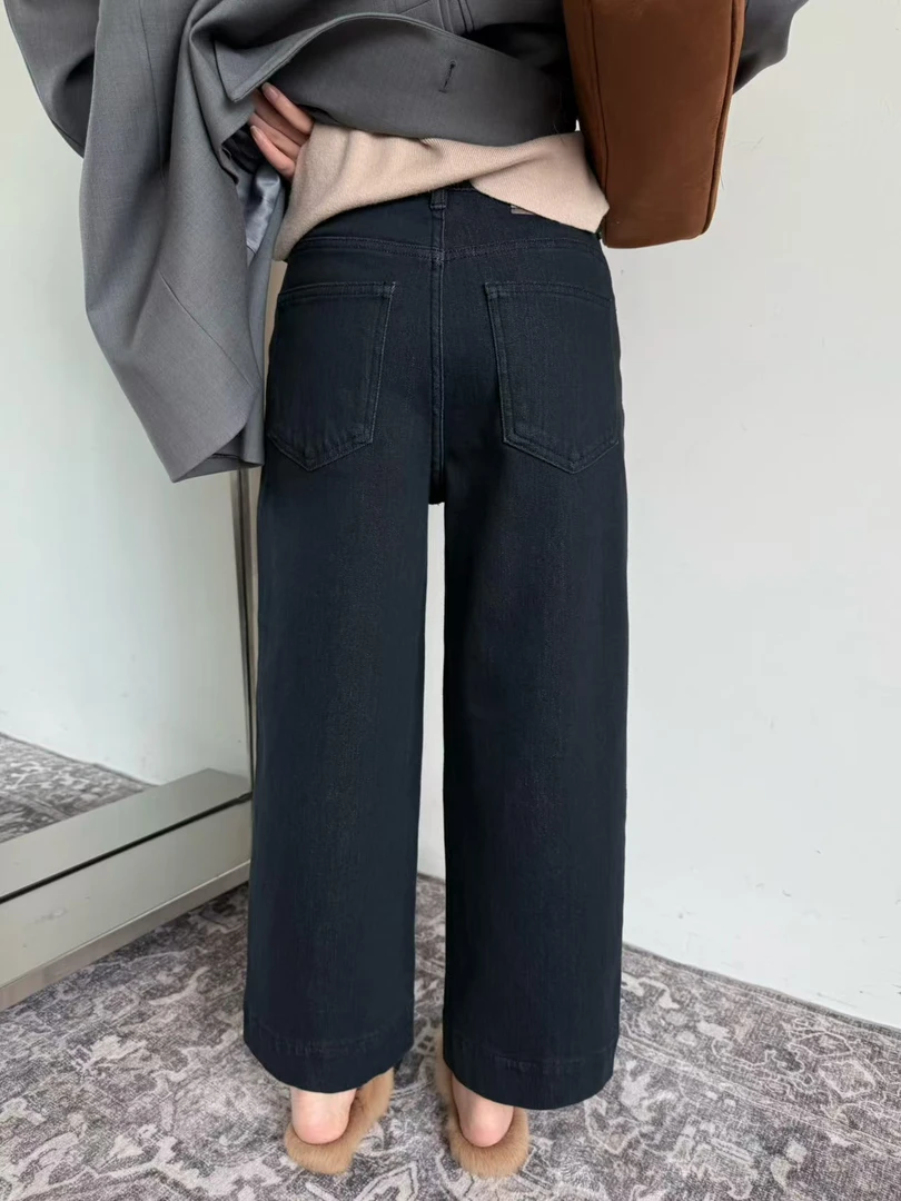 媛媛家百搭时尚牛仔裤119-199显瘦直筒牛仔秋冬款