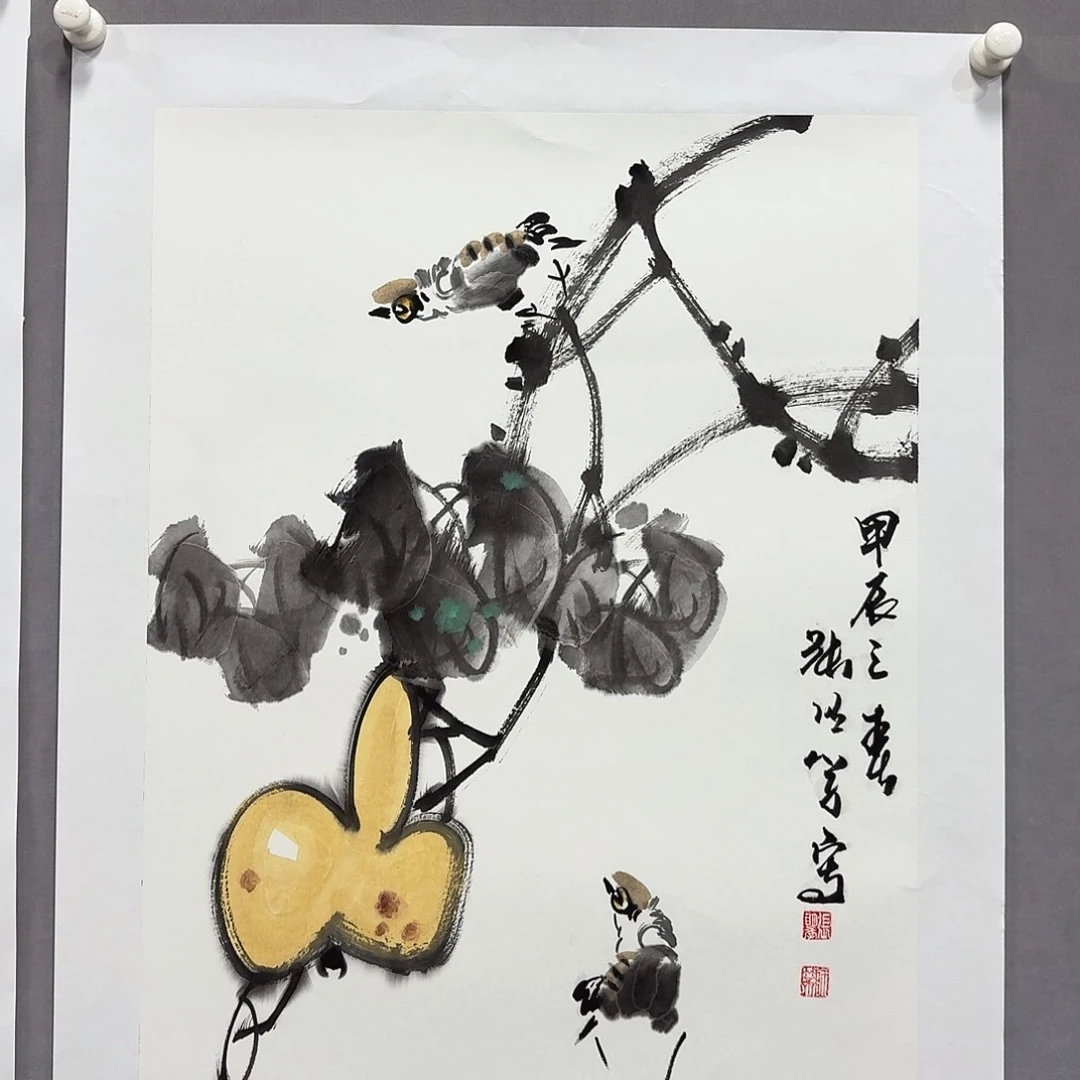 国画亲笔手绘放心去藏