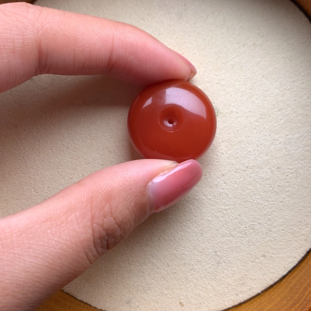 南红玛瑙未镶嵌保山天然原矿南红辣红平安扣