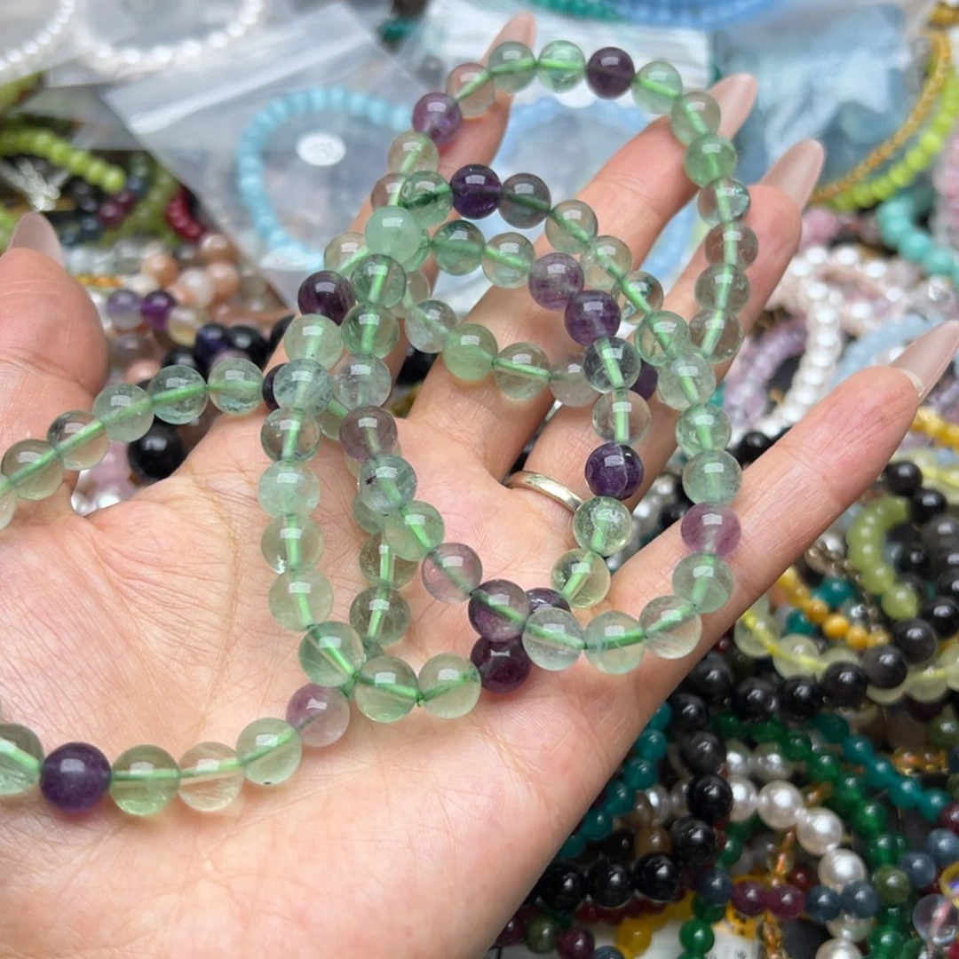 水晶手链未镶嵌绿莹石