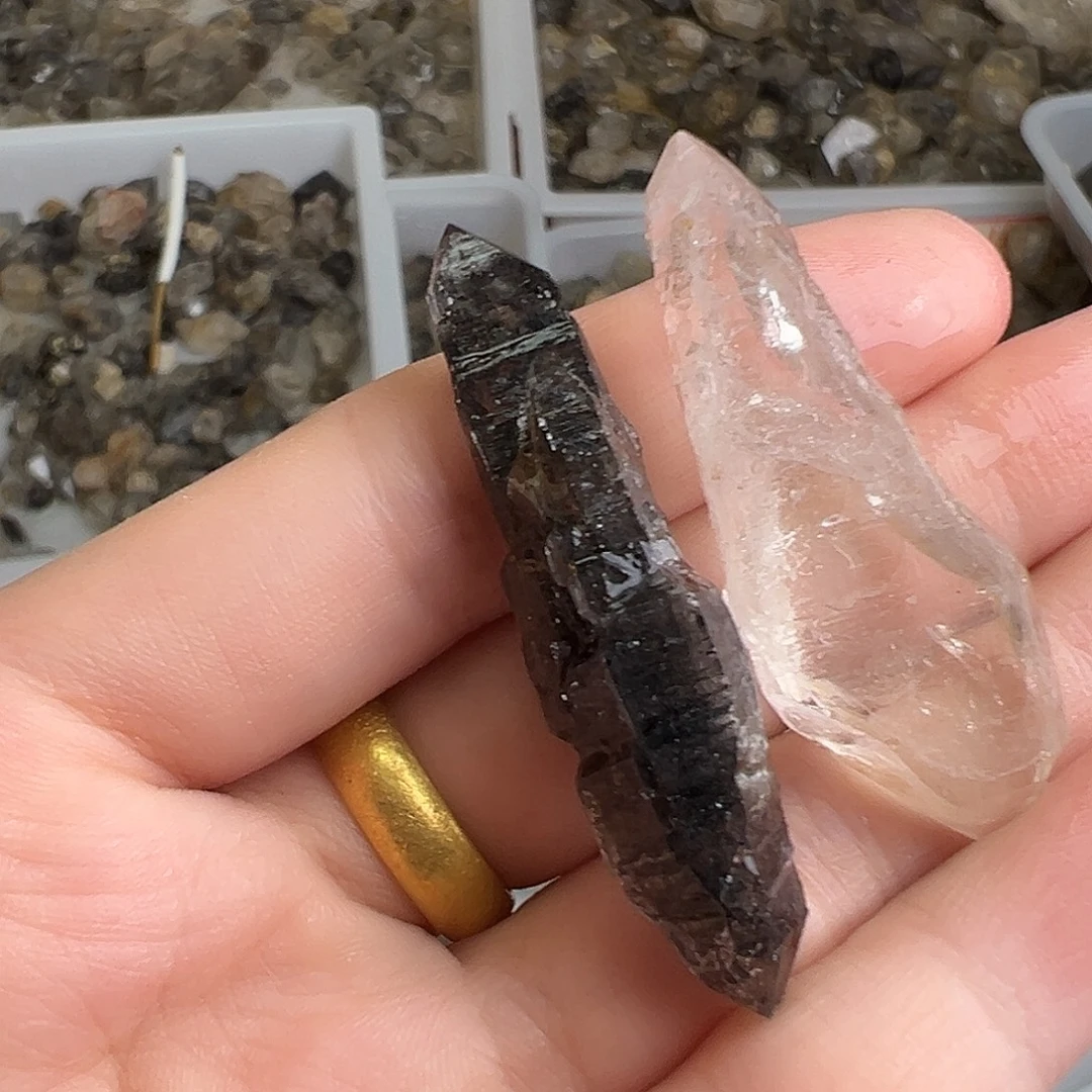 不***訾未镶嵌珠宝半成品水晶153