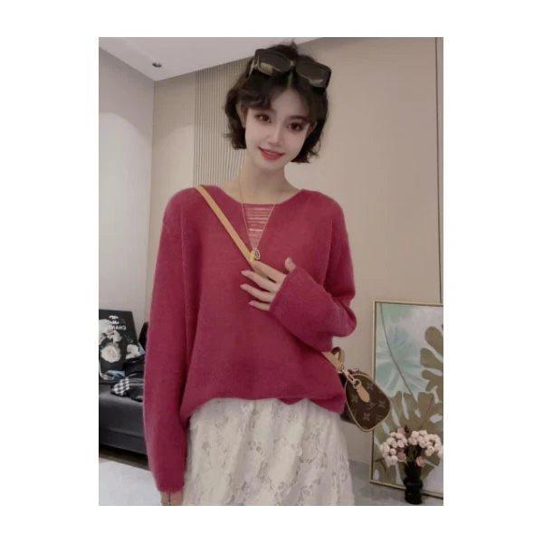 YUE JI 春款新款时尚休闲镂空T恤 2502-039