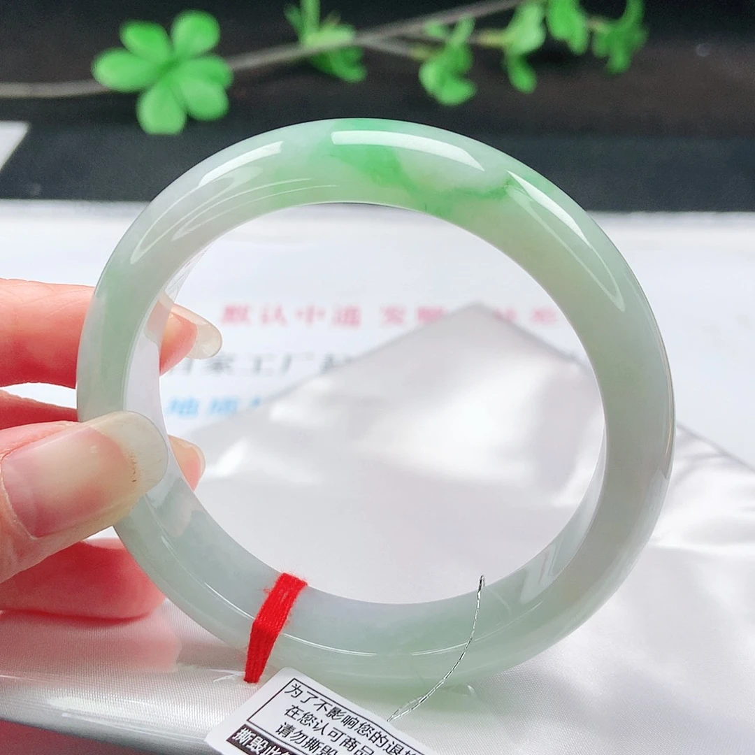 未镶嵌手镯翡翠58圈