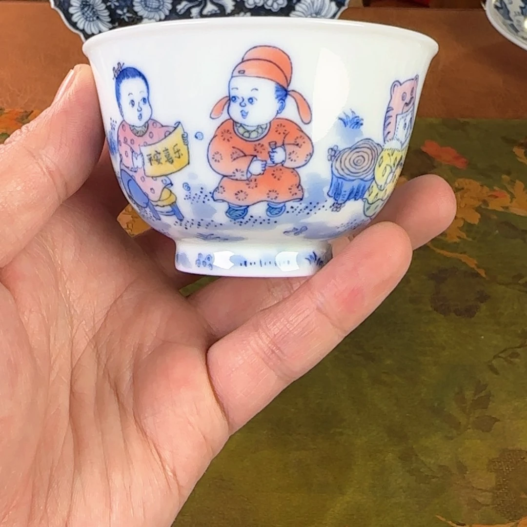 杯子景德镇手工手绘