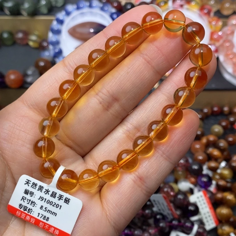 【闪购商品】水晶手链未镶嵌黄水晶手链