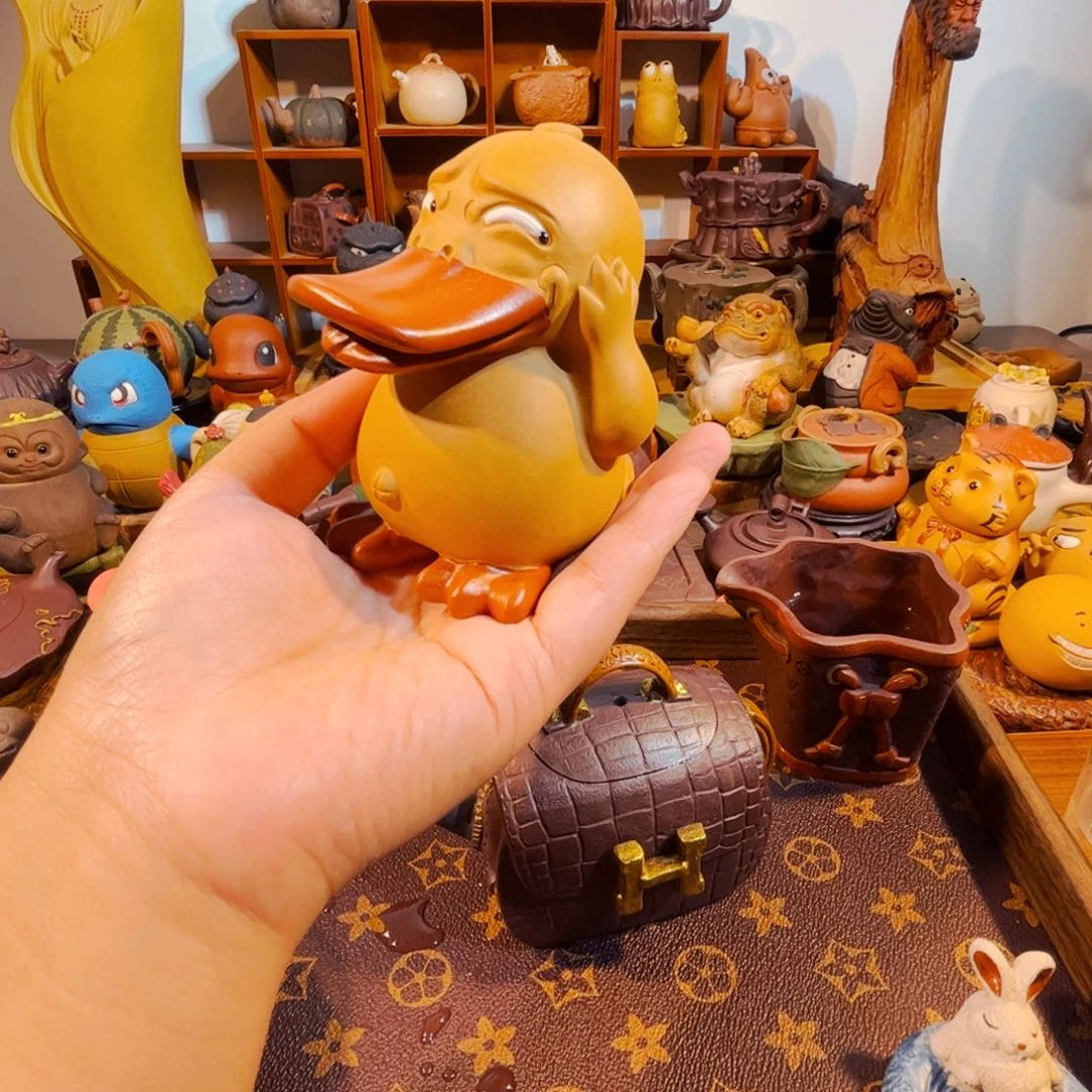 茶壶紫砂纯手工制作了两家