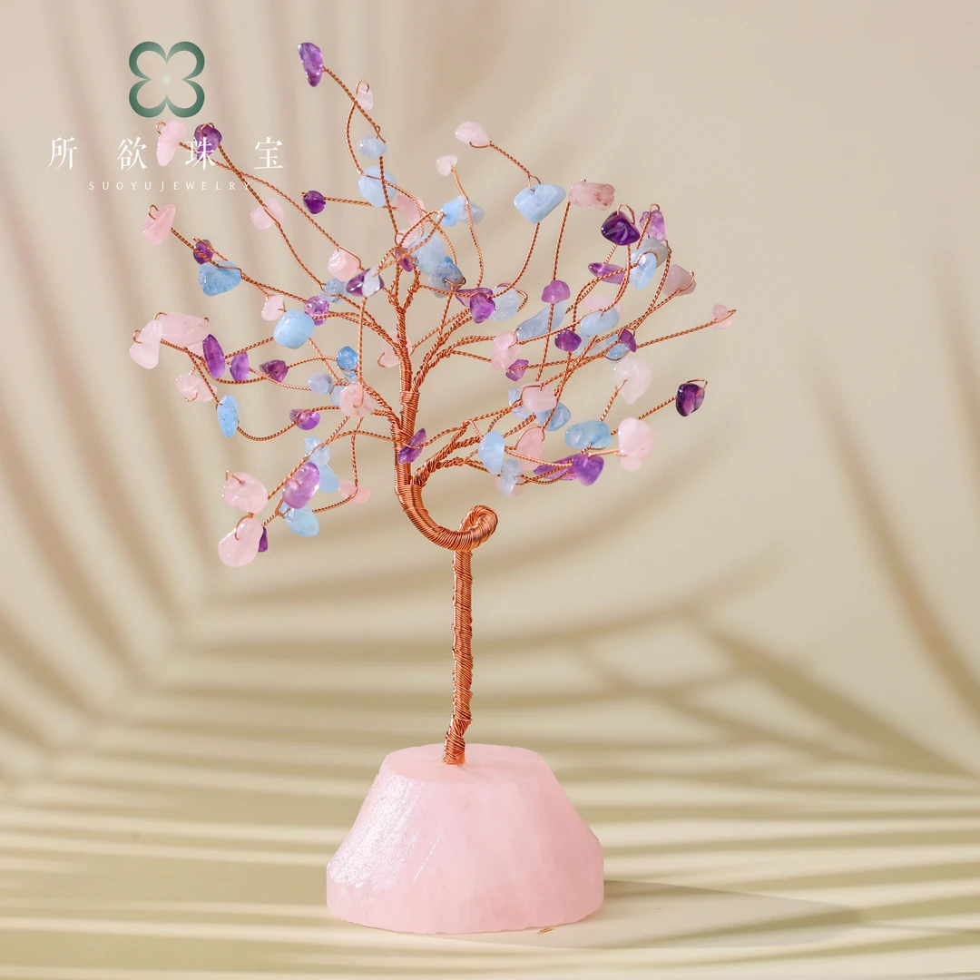 桃花源·所欲珠宝|15 B63666-水晶摆件#多样性发一