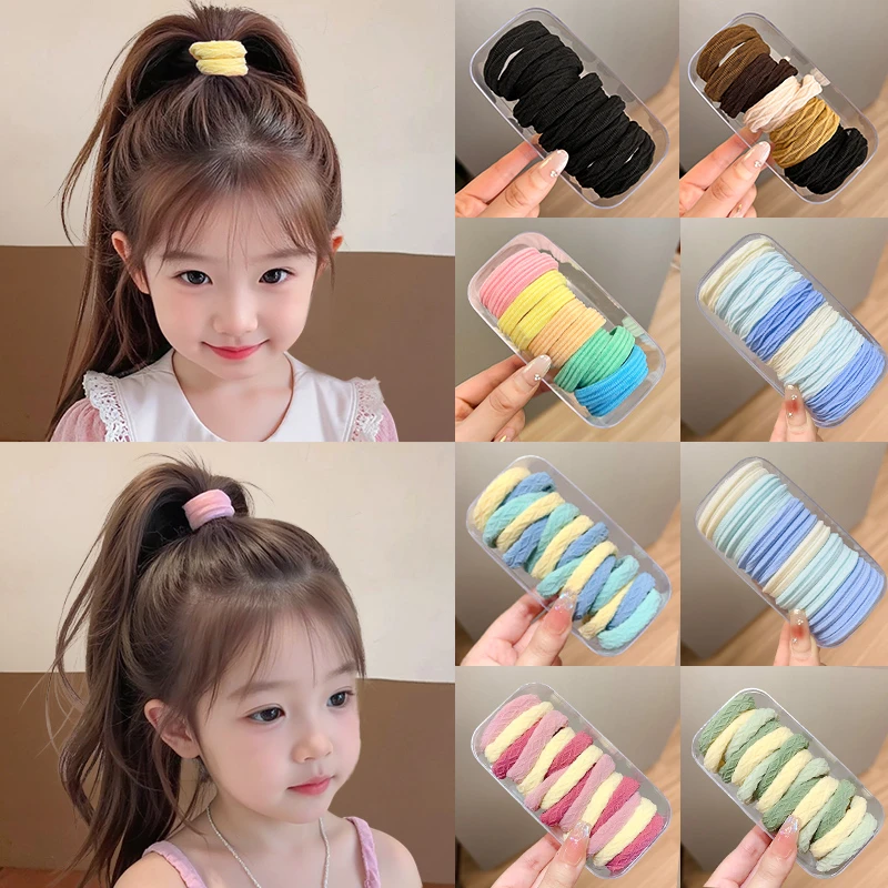 【超柔软】高弹力耐用头绳高马尾毛巾圈精品发绳皮筋扎发头绳不伤发