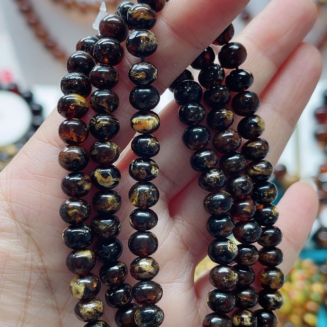 琥珀颈饰未镶嵌赫****?琥珀7