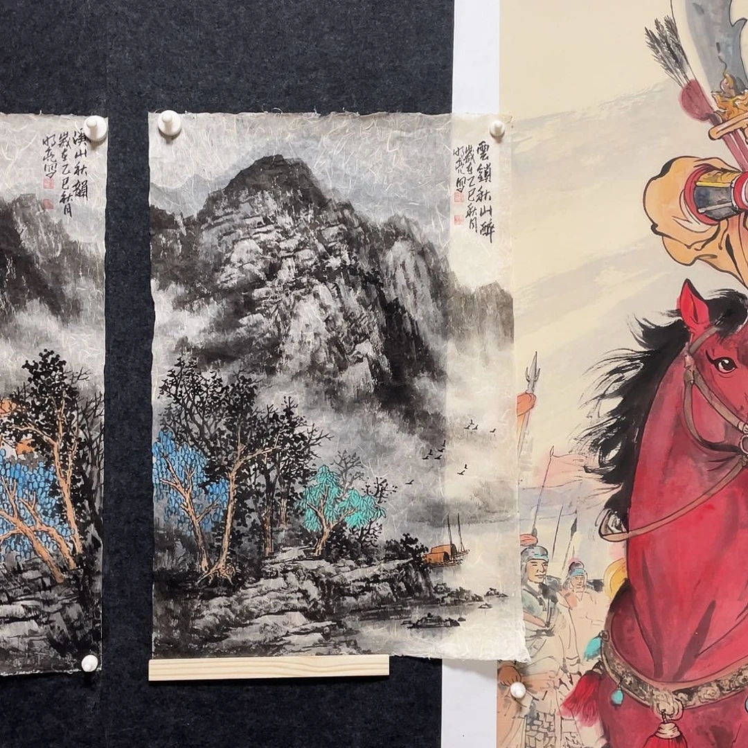 风***松国画艺海书画作品