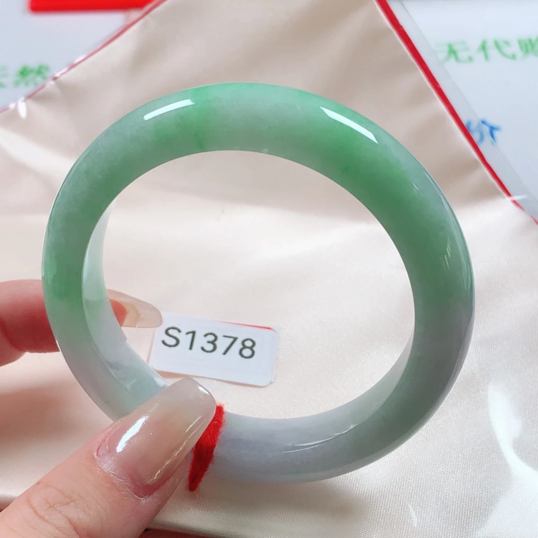 未镶嵌手镯翡翠天然翡翠手镯s1378