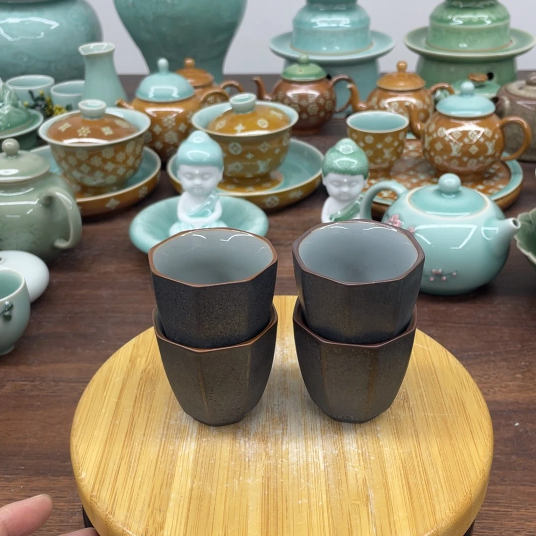 微瑕特价青瓷青瓷4个