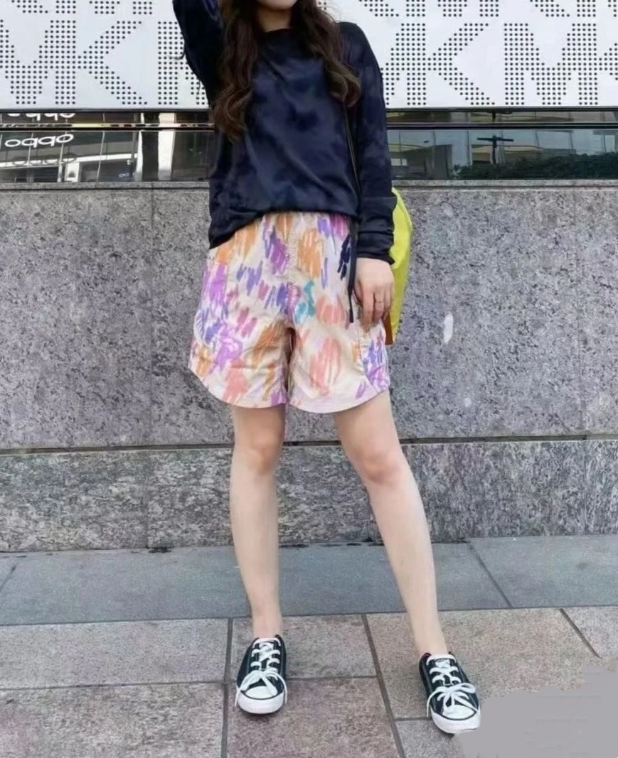 《素》女士运动休闲轻薄速干多口袋短裤