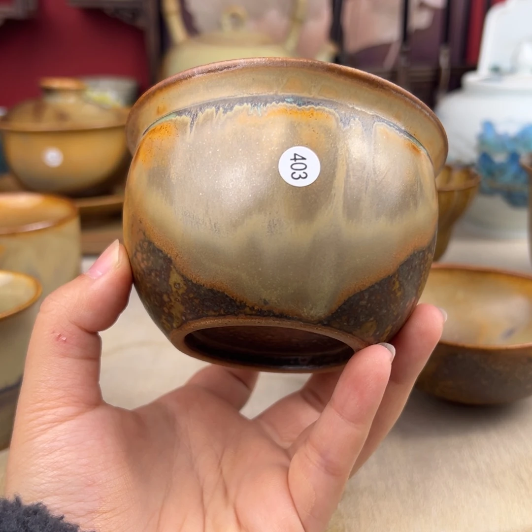 杯纯手工柴烧主人杯