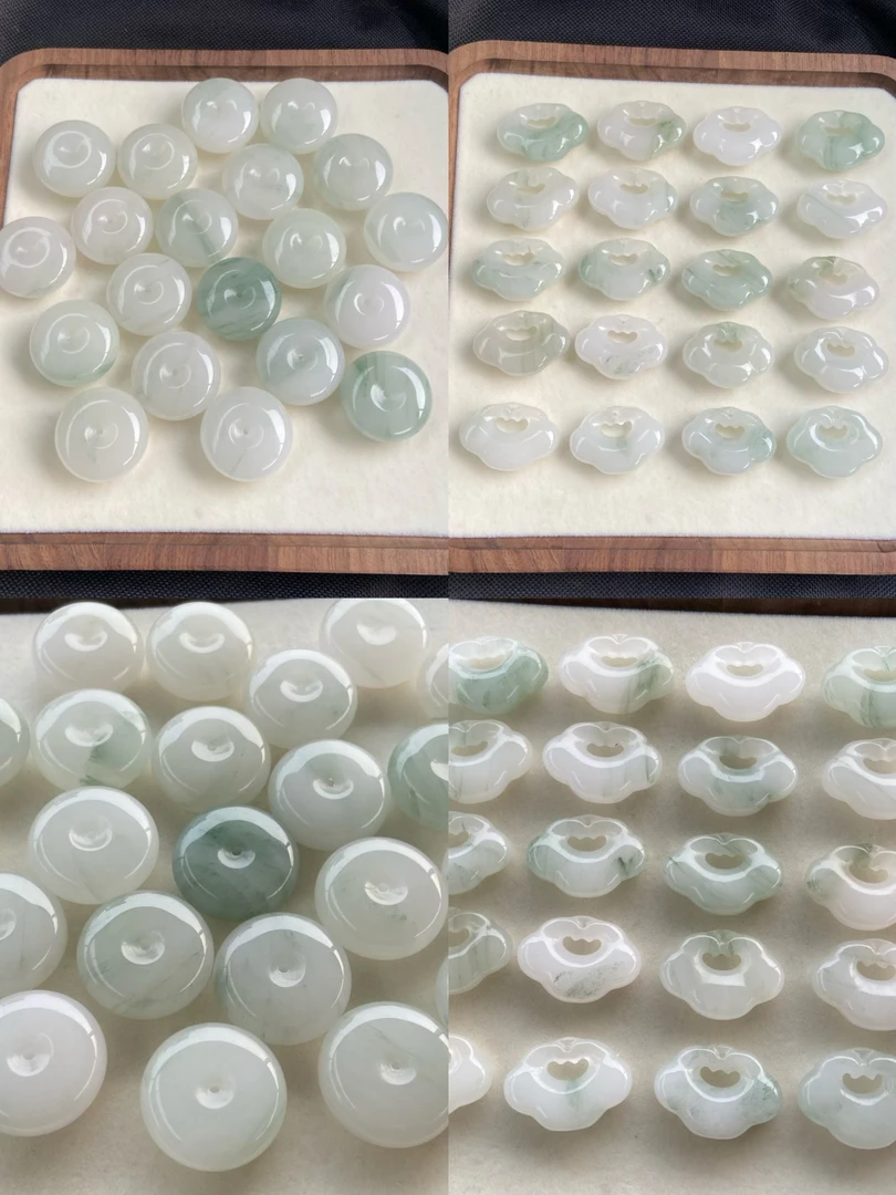 天然金丝玉天山翠/平安扣/祥云锁/吊坠（多样性发货 拍一发一）