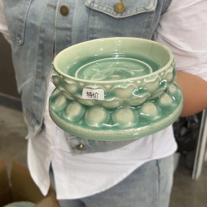 云间青瓷龙泉小米茶器