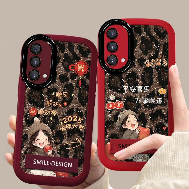 适用于【OPPO】A93/A93S【5G】新款豹纹女孩可爱创意防摔手机壳