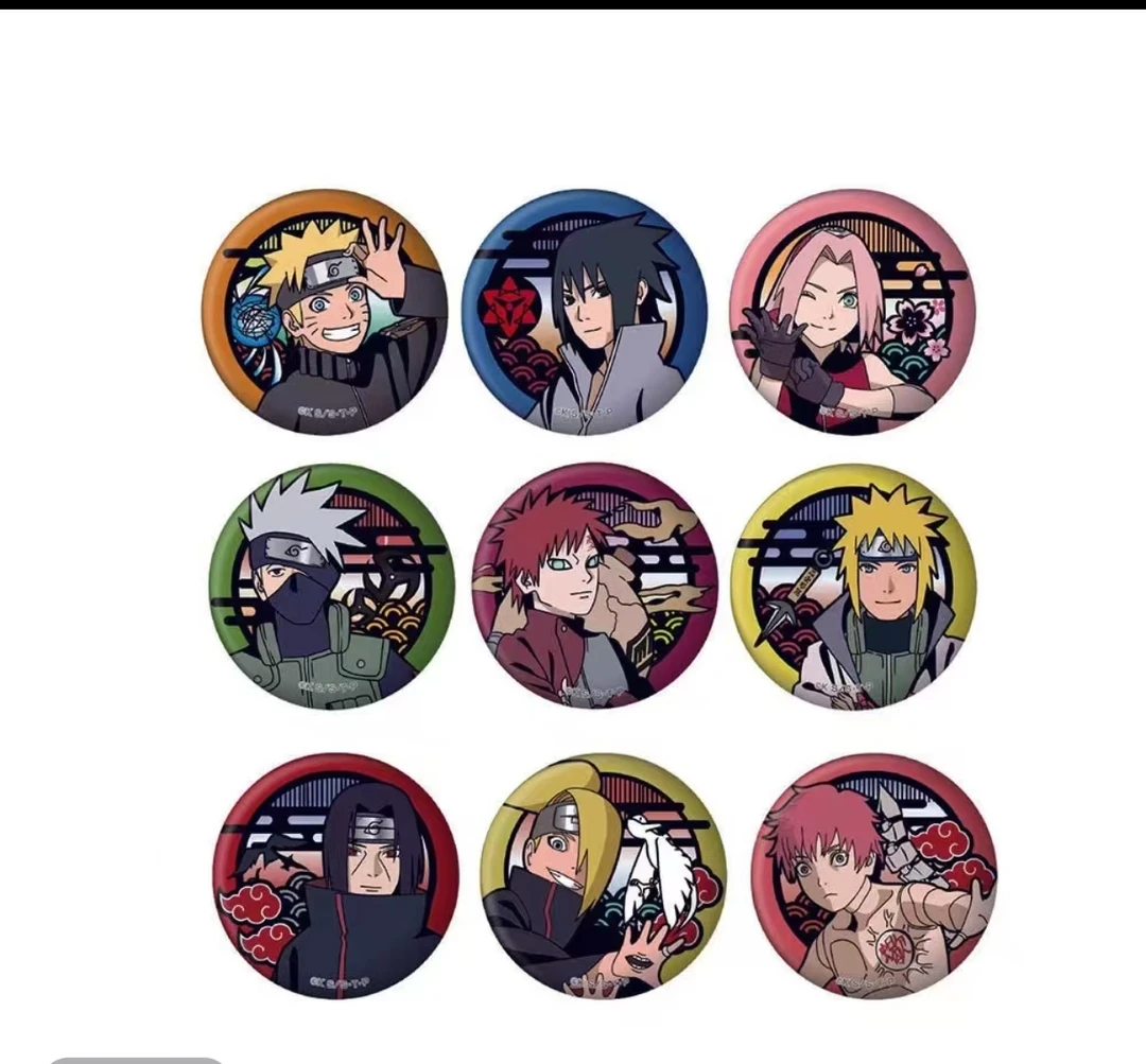 日谷 火影忍者JS限定和纸切绘吧唧 徽章 第四弹 日谷盲盒（代拆）