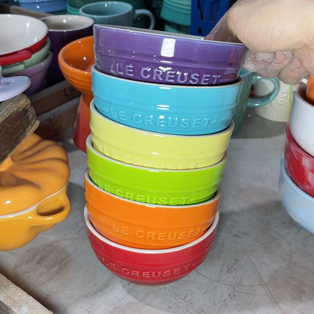 瓷片微瑕陶瓷餐具家用  六个