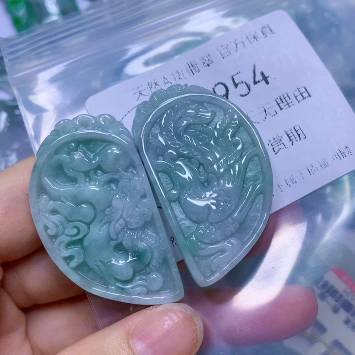 翡翠未镶嵌颈饰醉*圆翡翠