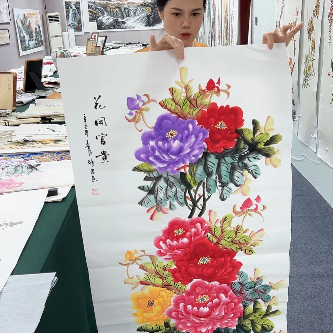国画宣纸国画纯手绘作品