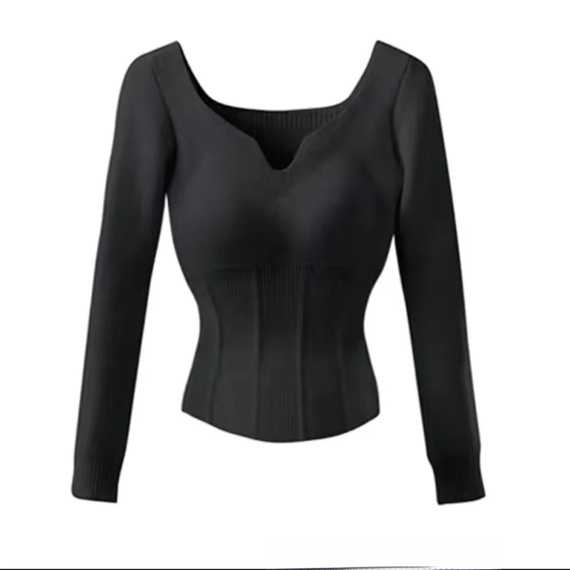 纯欲辣妹风洋气减龄打底衫女秋冬季新款显瘦百搭长袖上衣外穿