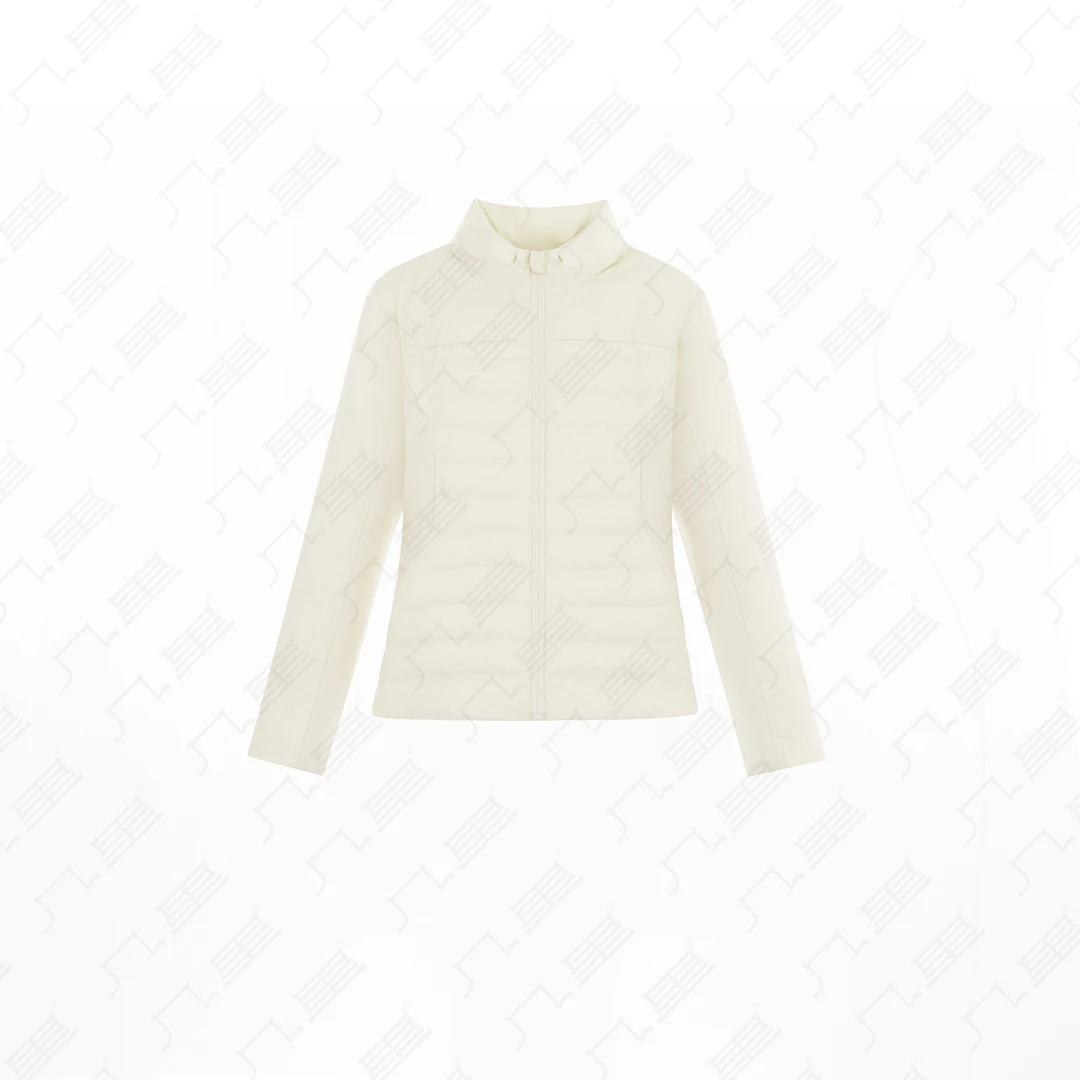 几里与麻 收腰显瘦立领羽绒服 衣长60胸围92 2101380