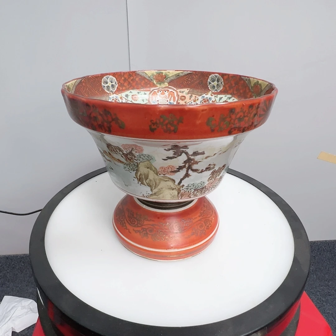 柴窑茶具茶杯盘子杯洗摆件有冲线慎拍