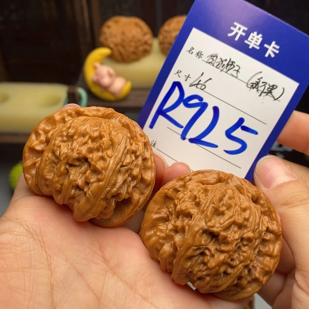吊坠文玩核桃白狮子