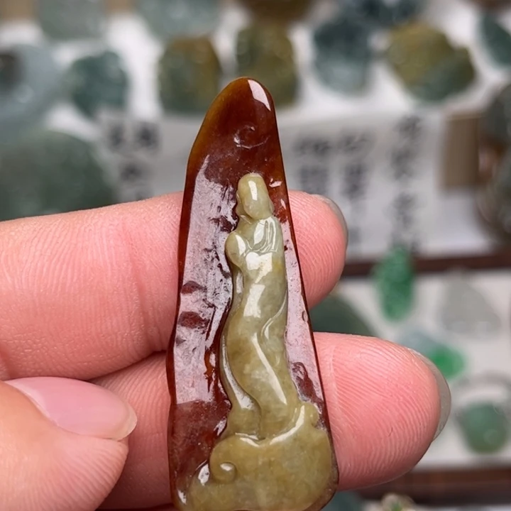 颈饰未镶嵌翡翠悟道
