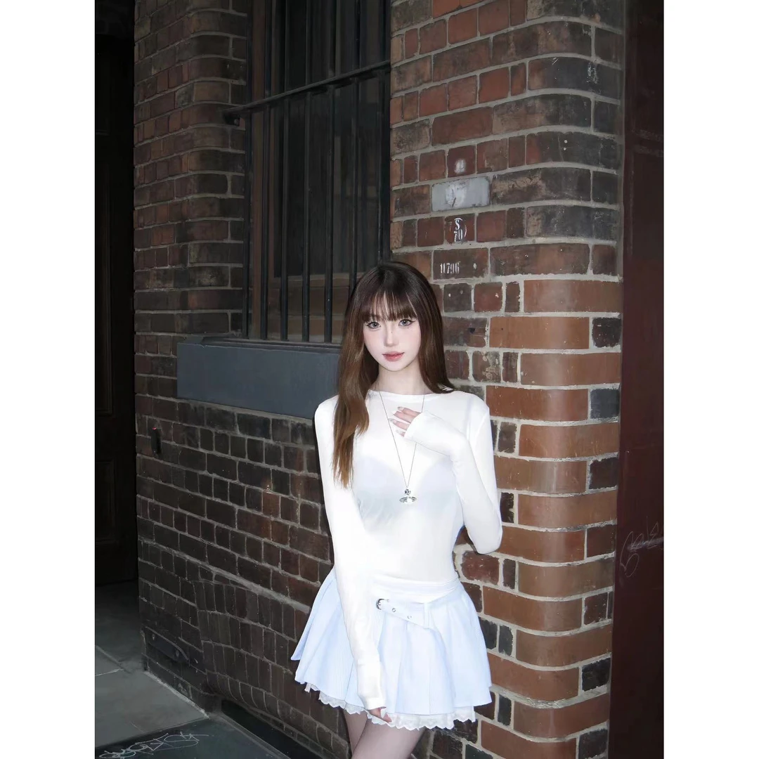 M集合 气质时尚 夏季福利 圆领长袖连衣裙 9999