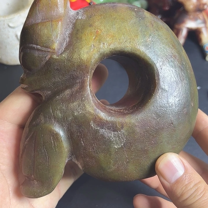 白玉菩提把件一个