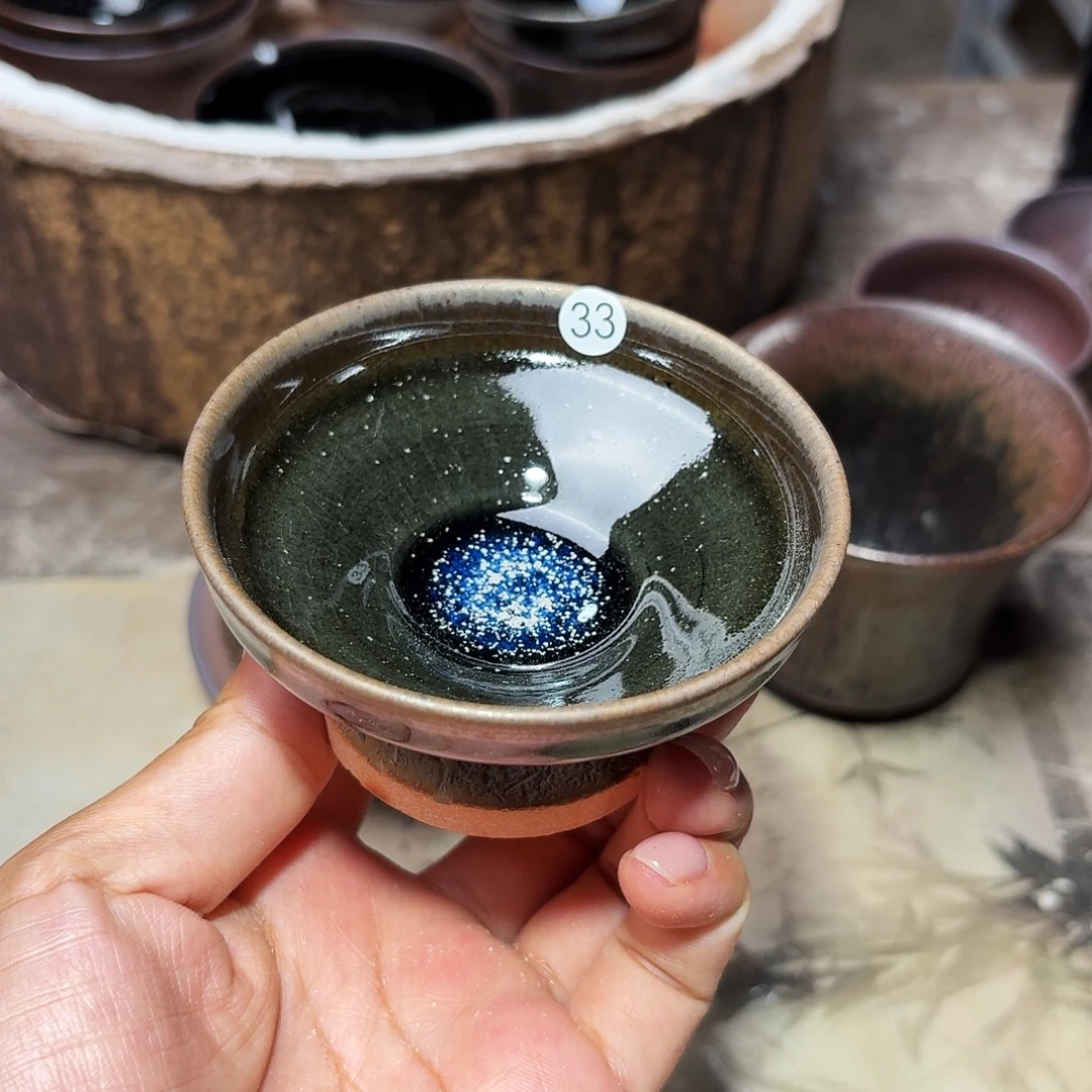 茶盏义兴龙窑建盏33微瑕