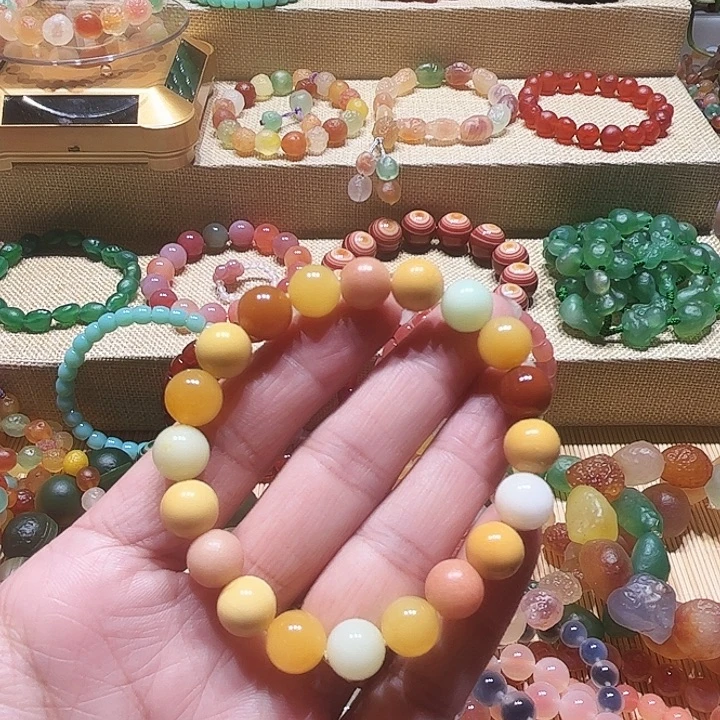 玛瑙/玉髓未镶嵌手链