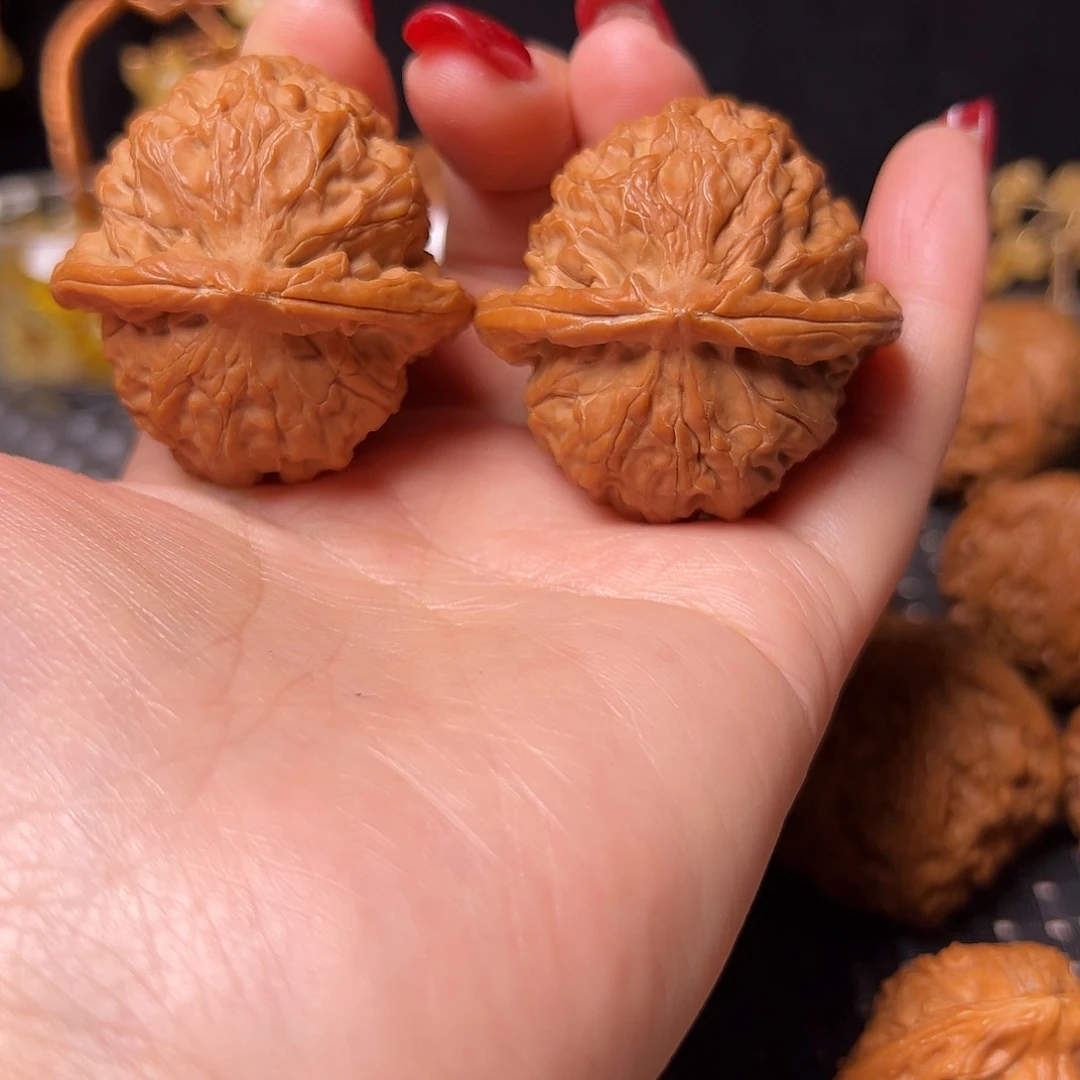 把件文玩核桃42金麒麟全