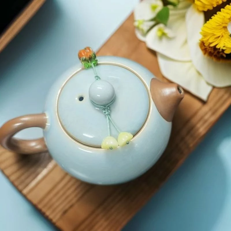 纯手工编织茶壶绳一柿如意好事连连茶壶绳一柿平安茶壶绳