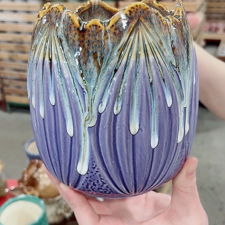 陶瓷陶瓷多肉植物花盆
