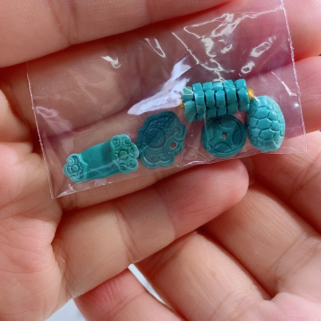 未镶嵌绿松石珠宝奇石