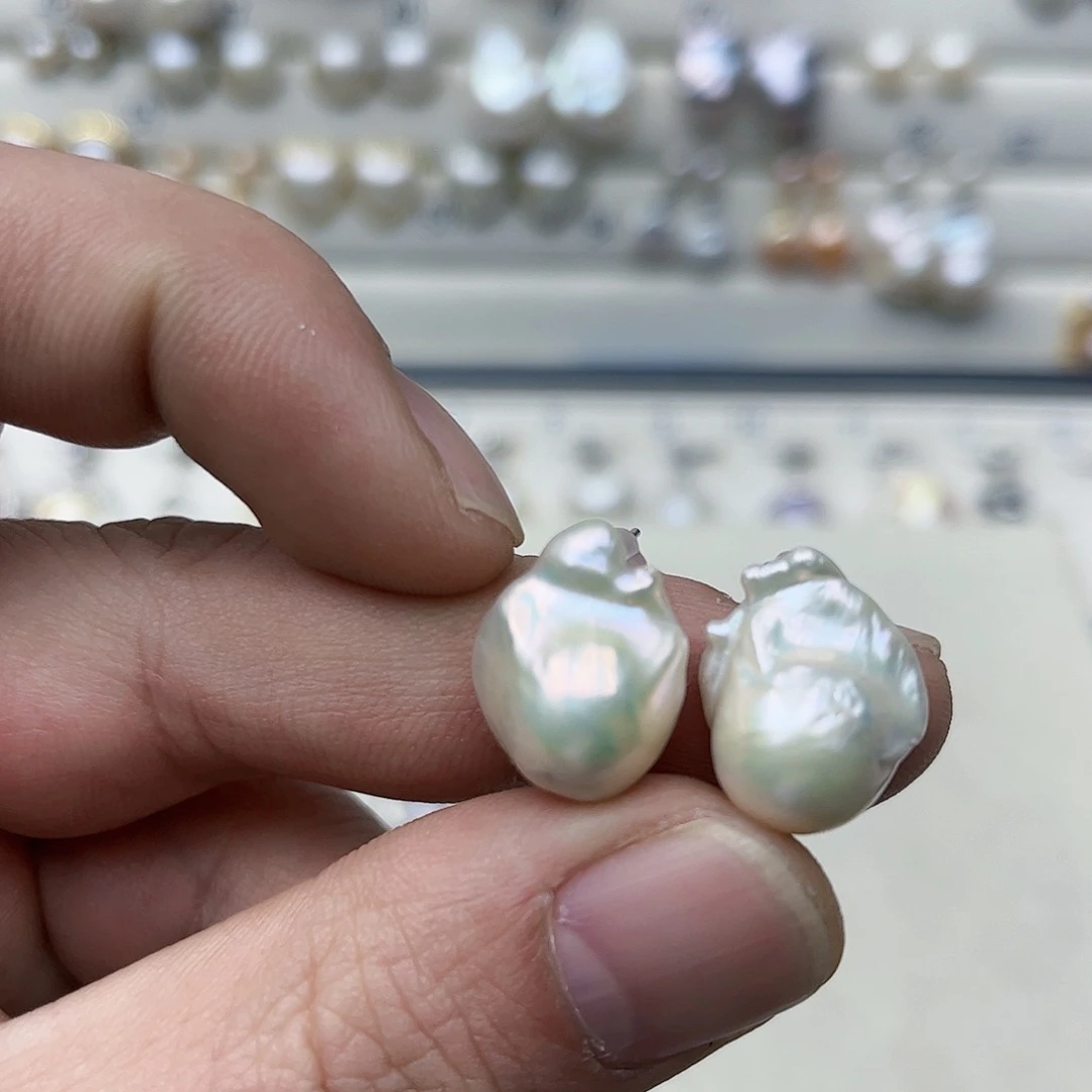 淡水珍珠吊坠(不含链)未镶嵌小**姐01