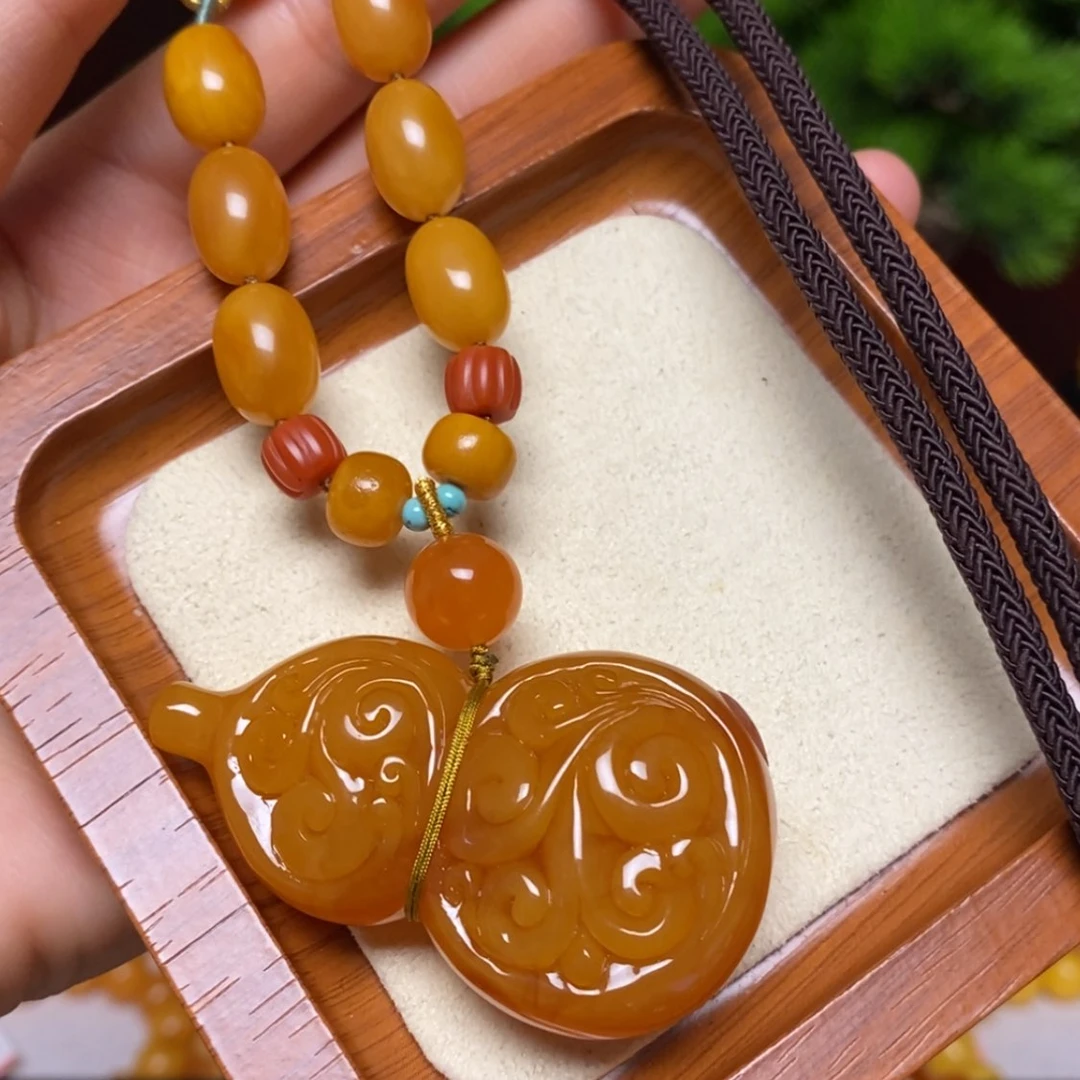 【闪购商品】蜜蜡颈饰未镶嵌项链