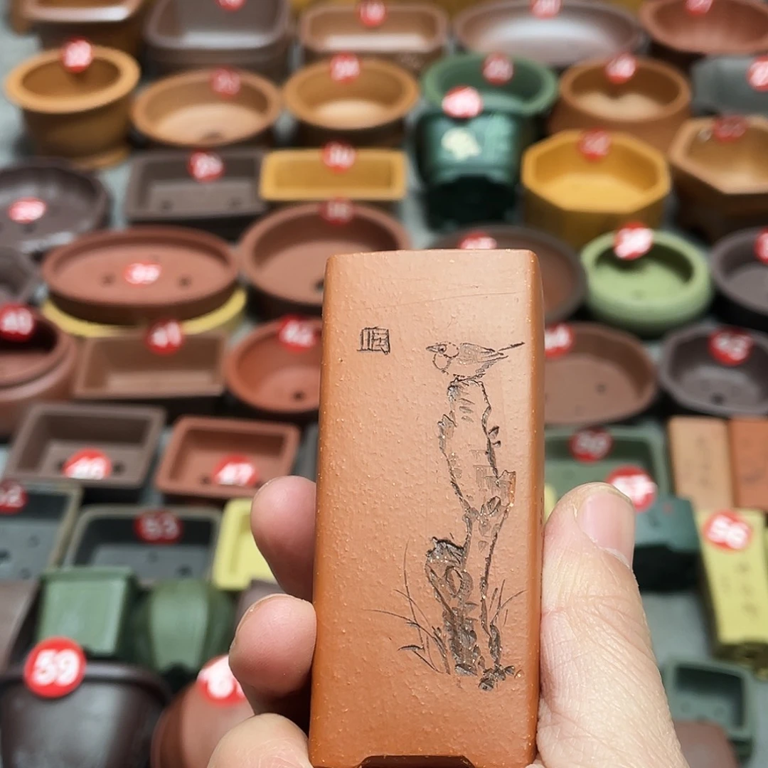 啊***呀紫砂小盆3*8cmmmmm