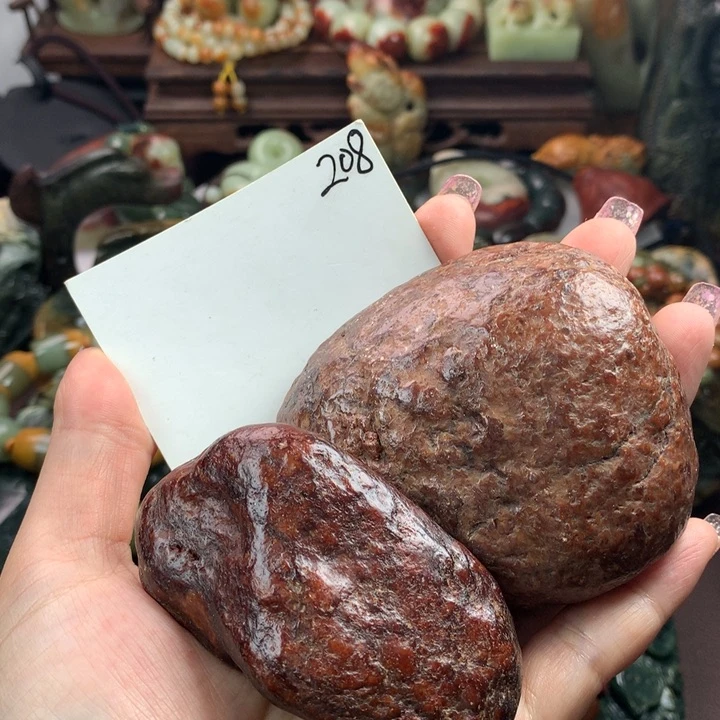 岫岩河磨玉（透闪石质玉）把件未镶嵌