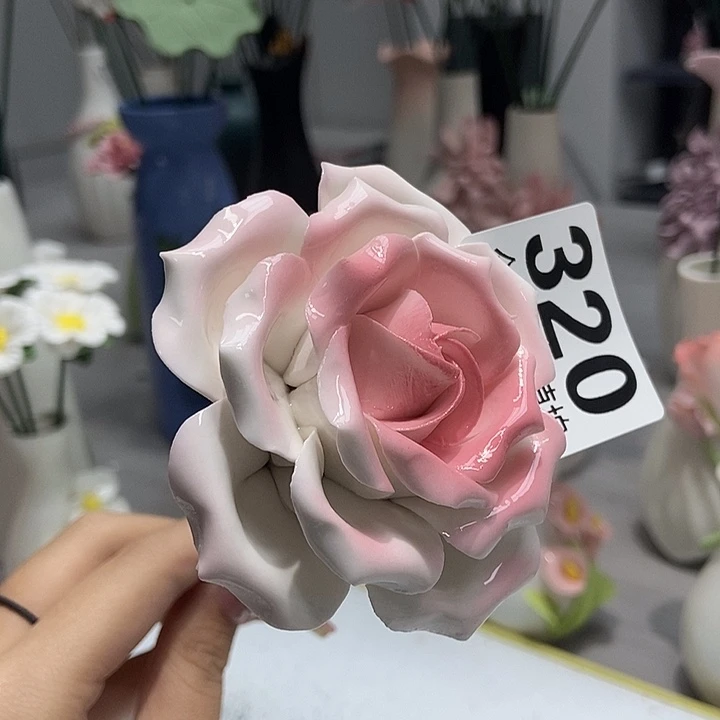 陶瓷纯手工捏花设计