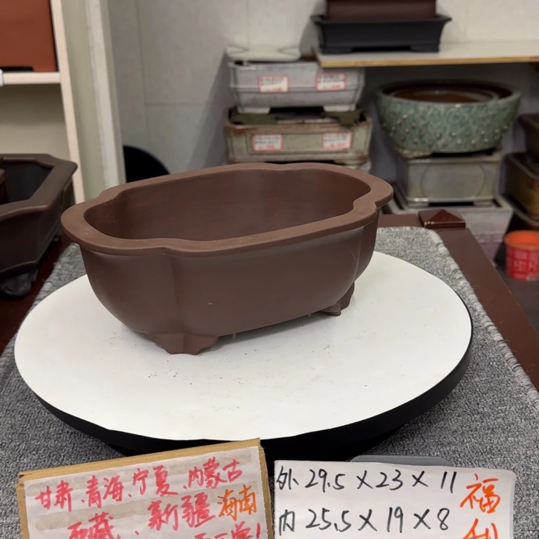 盆友居紫砂花盆直播间