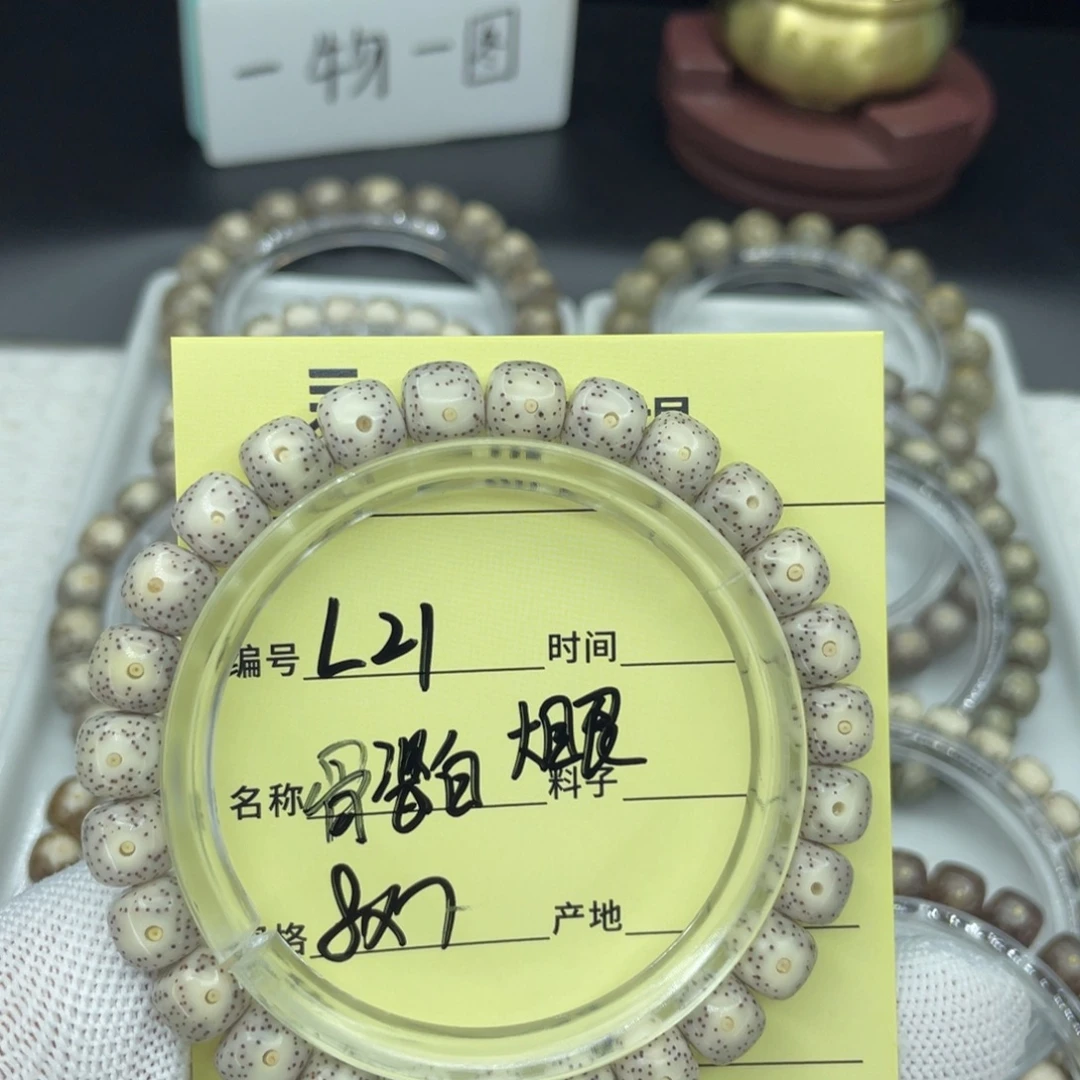菩提籽类L骨瓷白，