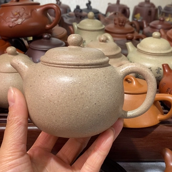 紫砂茶壶微瑕处理一把